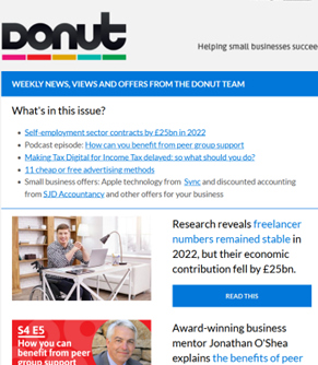 Donut newsletter